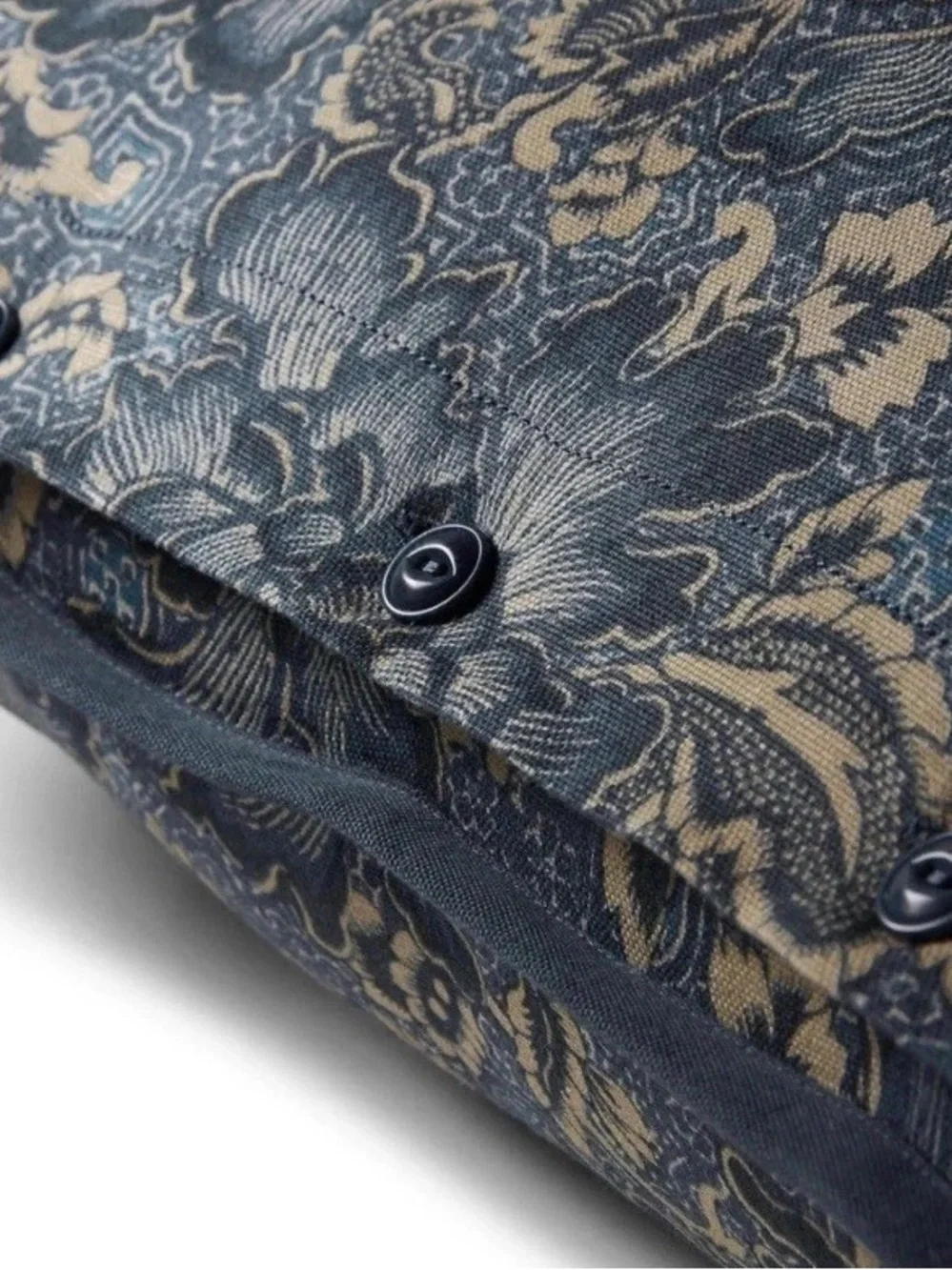 Ralph Lauren KING Sham KEATON Indigo Blue Floral Jacobean Grandmillennial $185